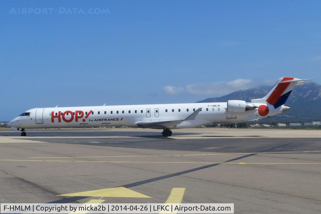 F-HMLM, 2012 Bombardier CRJ-1000EL NG (CL-600-2E25) C/N 19023, Parked