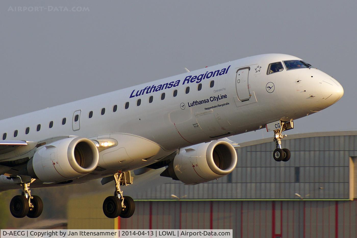 D-AECG, 2010 Embraer 190LR (ERJ-190-100LR) C/N 19000368, d-aecg