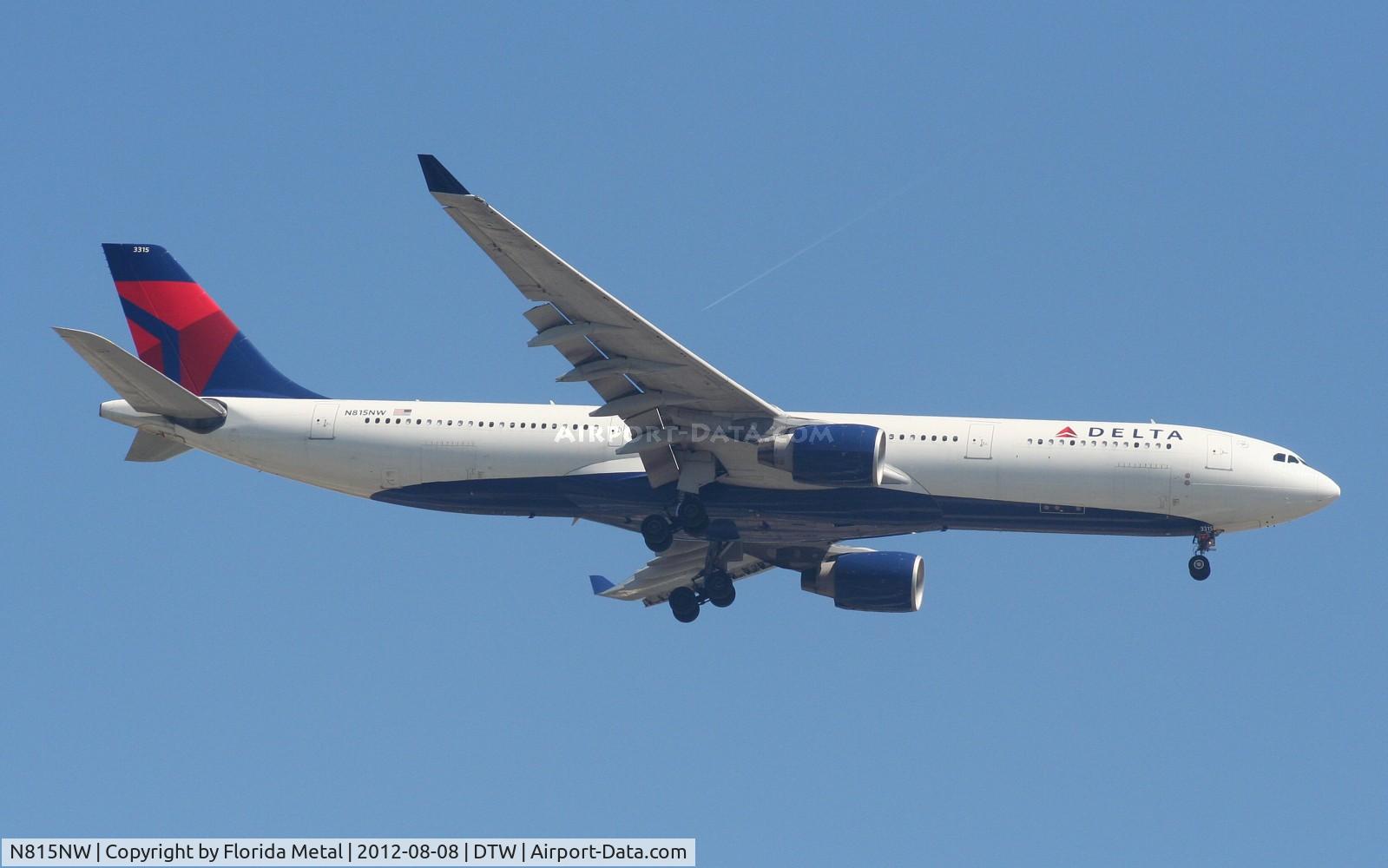 N815NW, 2007 Airbus A330-323X C/N 0817, Delta A330-300