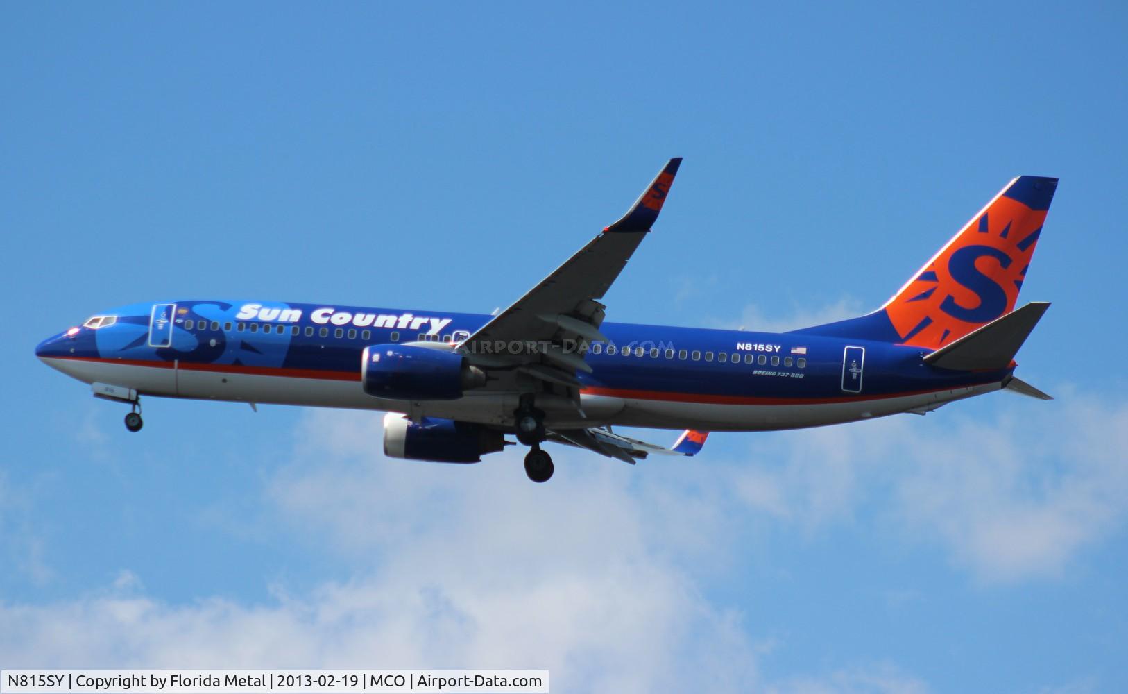 N815SY, 2002 Boeing 737-8BK C/N 30623, Sun Country 737-800