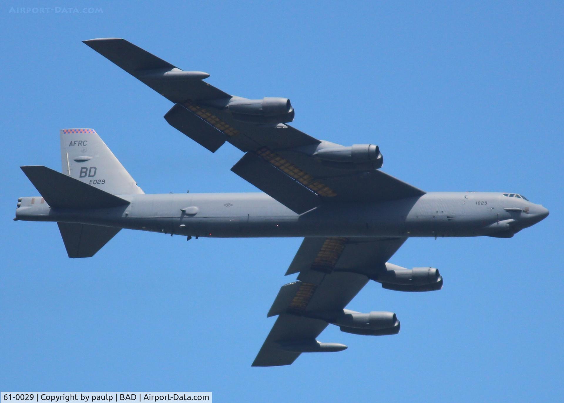 61-0029, 1961 Boeing B-52H Stratofortress C/N 464456, At Barksdale Air Force Base.