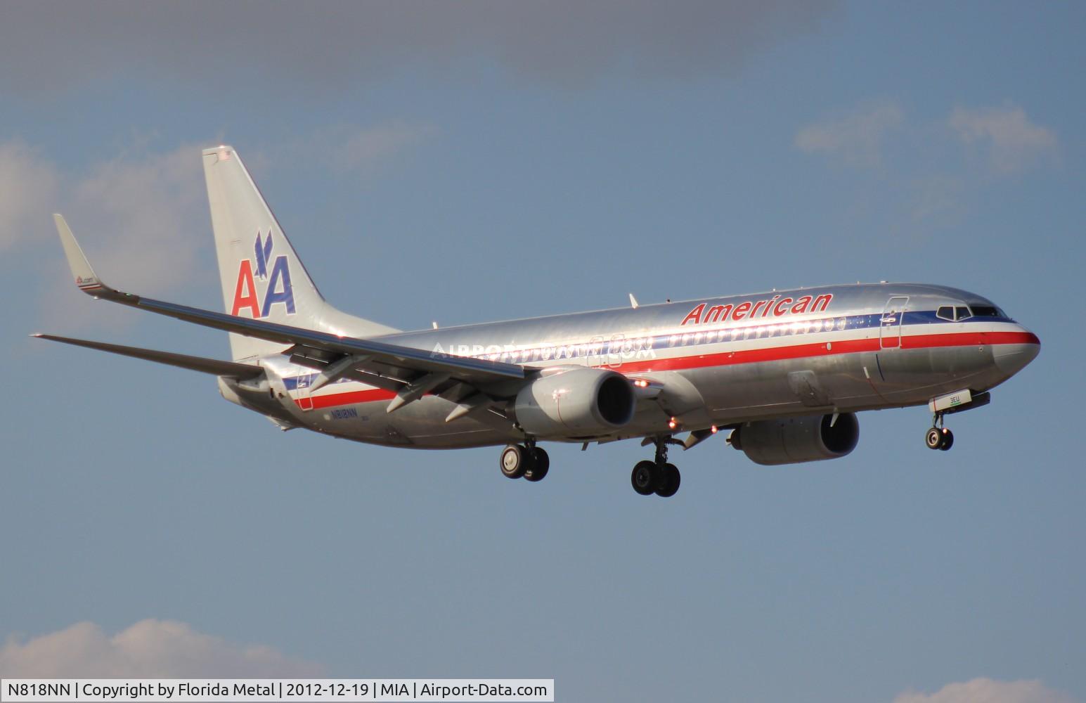 N818NN, 2009 Boeing 737-823 C/N 30910, American 737-800
