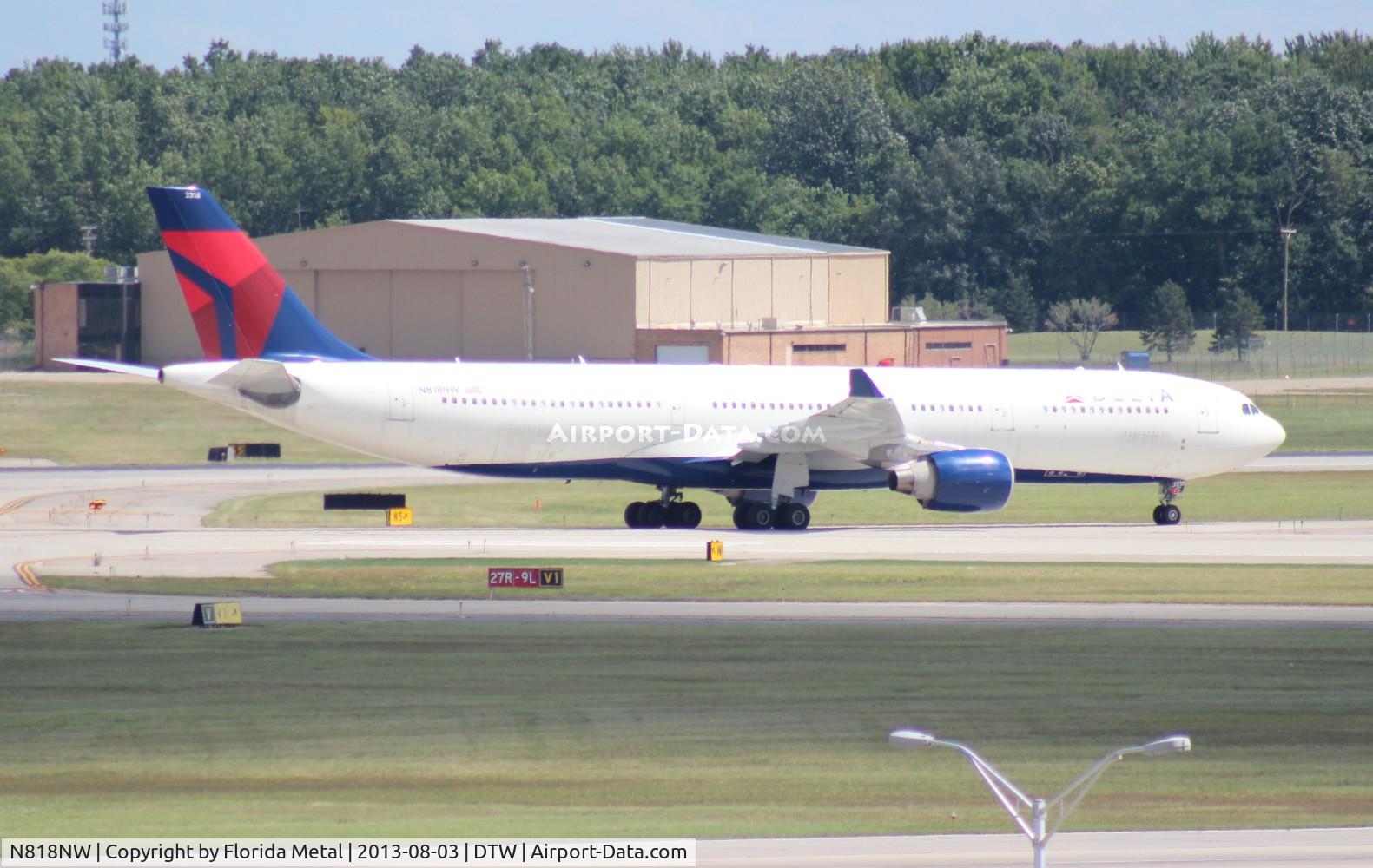N818NW, 2007 Airbus A330-323 C/N 0857, Delta A330-300