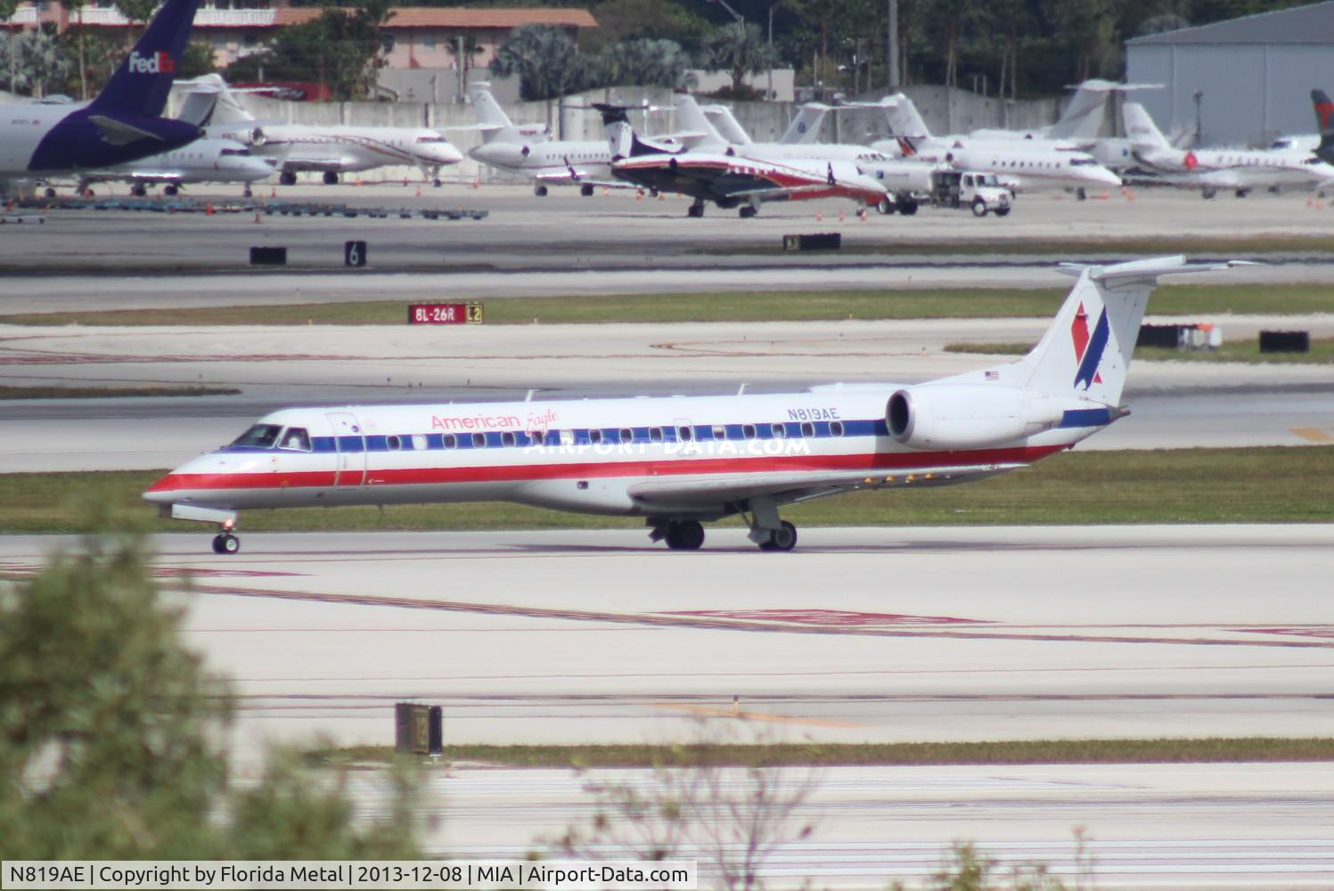 N819AE, 2002 Embraer ERJ-140LR (EMB-135KL) C/N 145566, Eagle E140