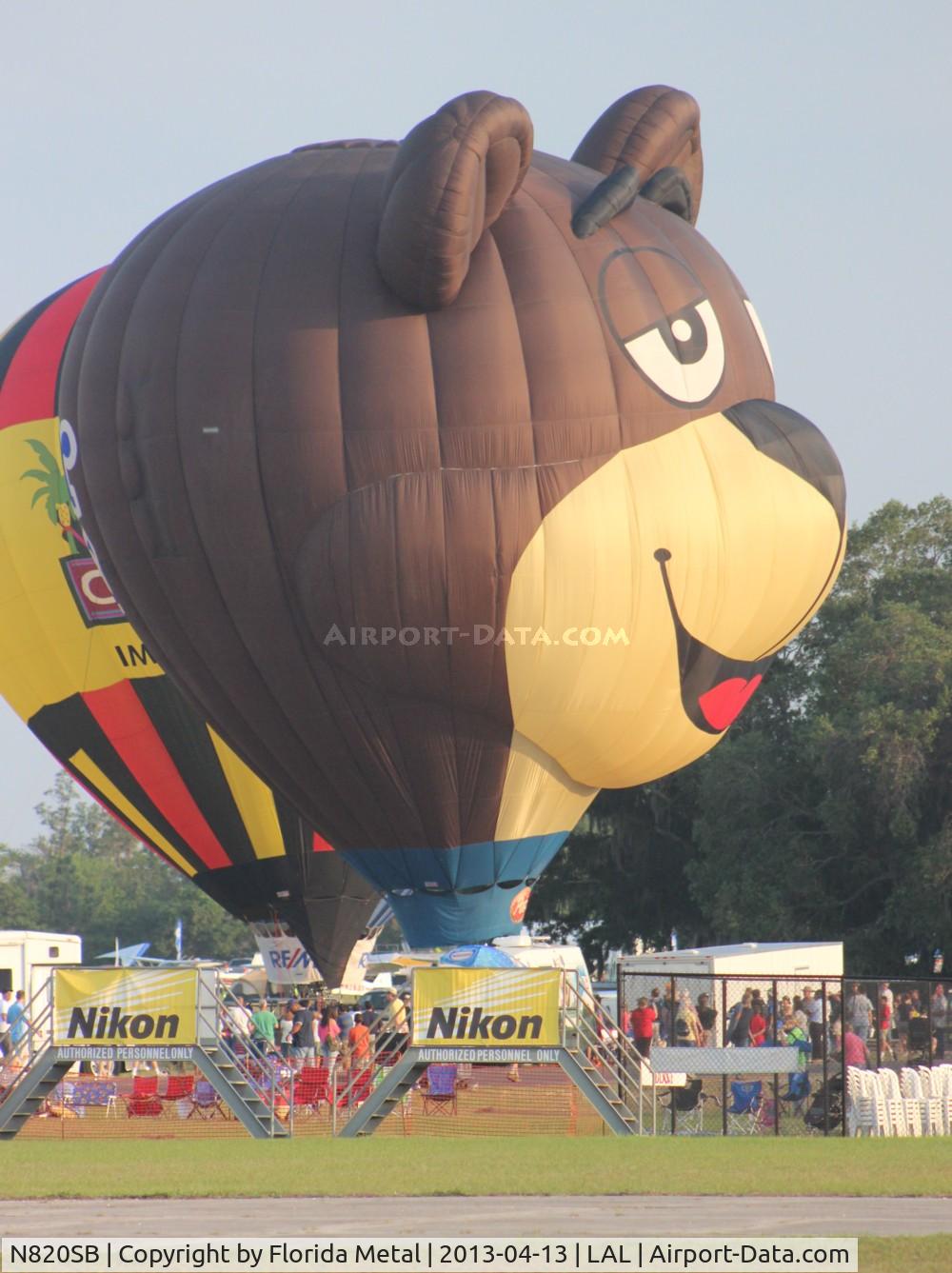 N820SB, 2008 Cameron Balloons Z-90 C/N 6529, Sugar Bear