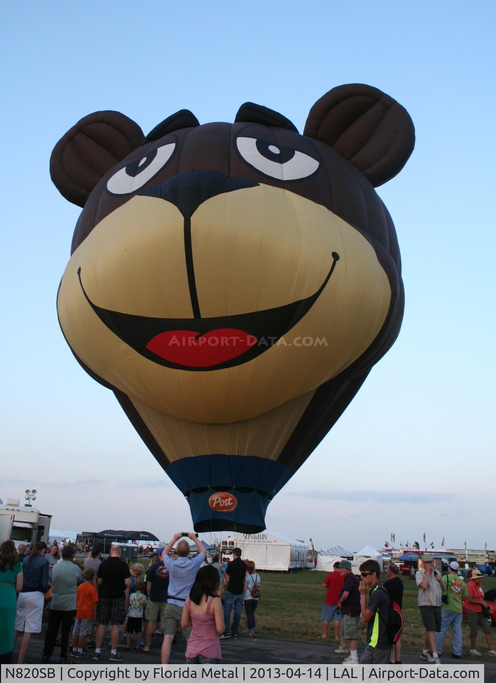 N820SB, 2008 Cameron Balloons Z-90 C/N 6529, Sugar Bear