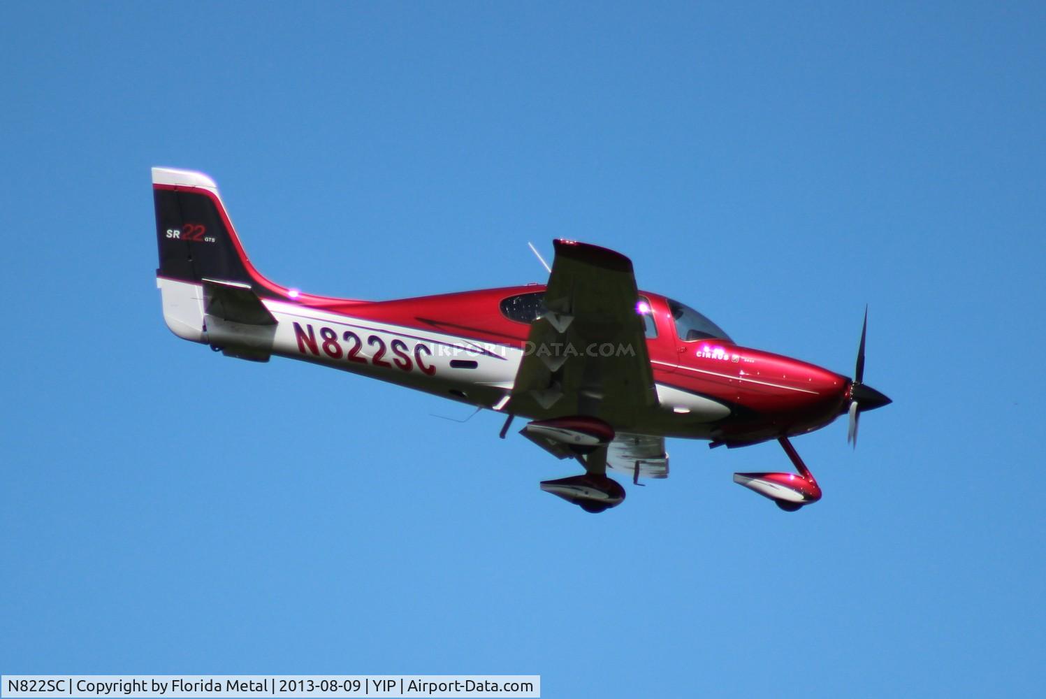 N822SC, 2004 Cirrus SR22 GTS C/N 0899, Cirrus SR22