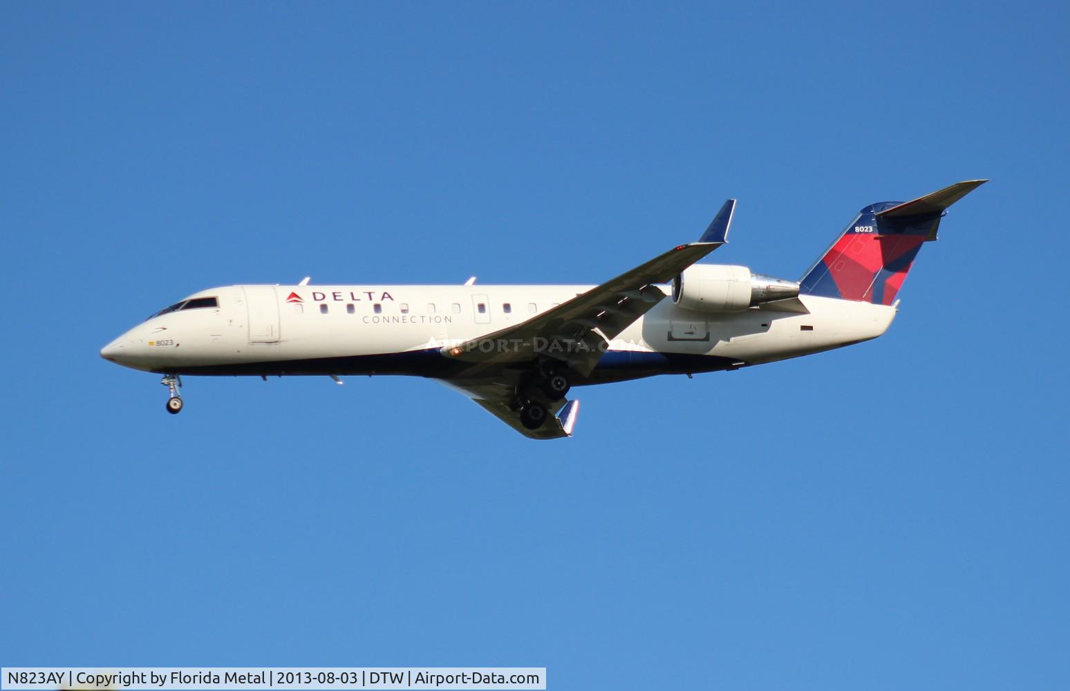 N823AY, 2005 Bombardier CRJ-200ER (CL-600-2B19) C/N 8023, Delta Connection CRJ-200