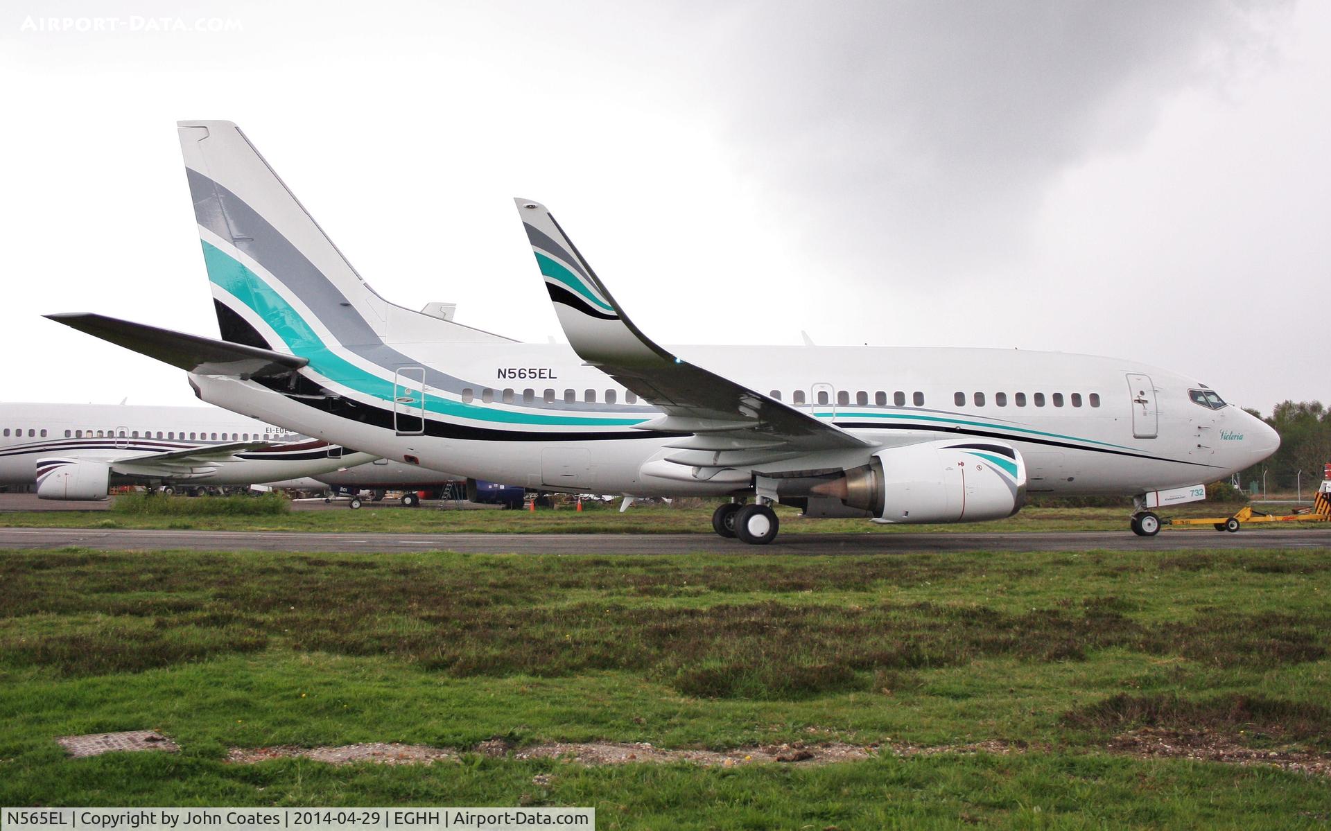 N565EL, 1991 Boeing 737-59D C/N 25065, Off to engine run prior delivery