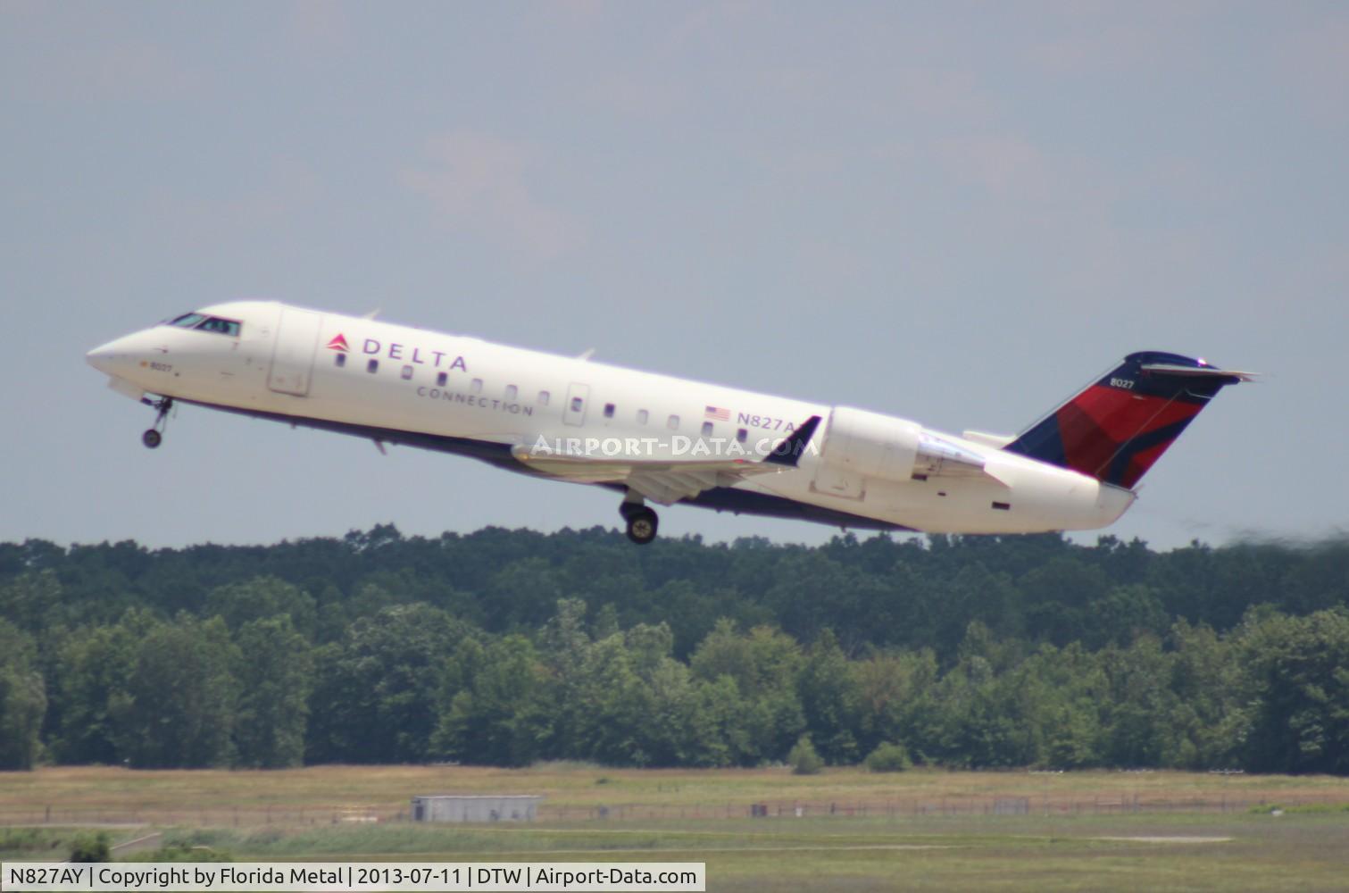 N827AY, 2005 Canadair CRJ-200LR (CL-600-2B19) C/N 8027, Delta Connection CRJ-200