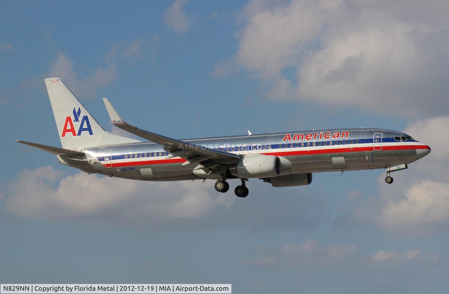 N829NN, 2010 Boeing 737-823 C/N 33210, American 737-800
