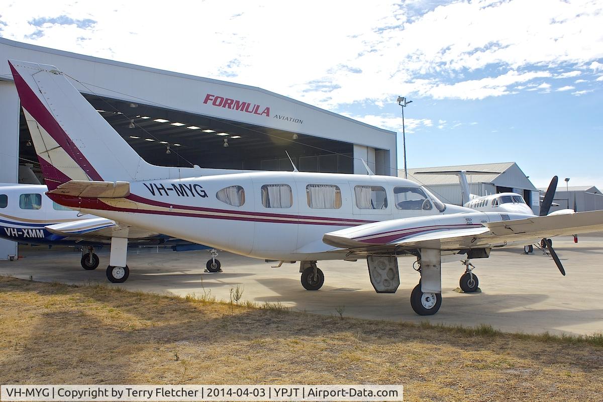 VH-MYG, 1973 Piper PA-31 Turbo Navajo B C/N 31-7300976, 1973 Piper PA-31 Turbo Navajo B, c/n: 31-7300976 at Jandakot