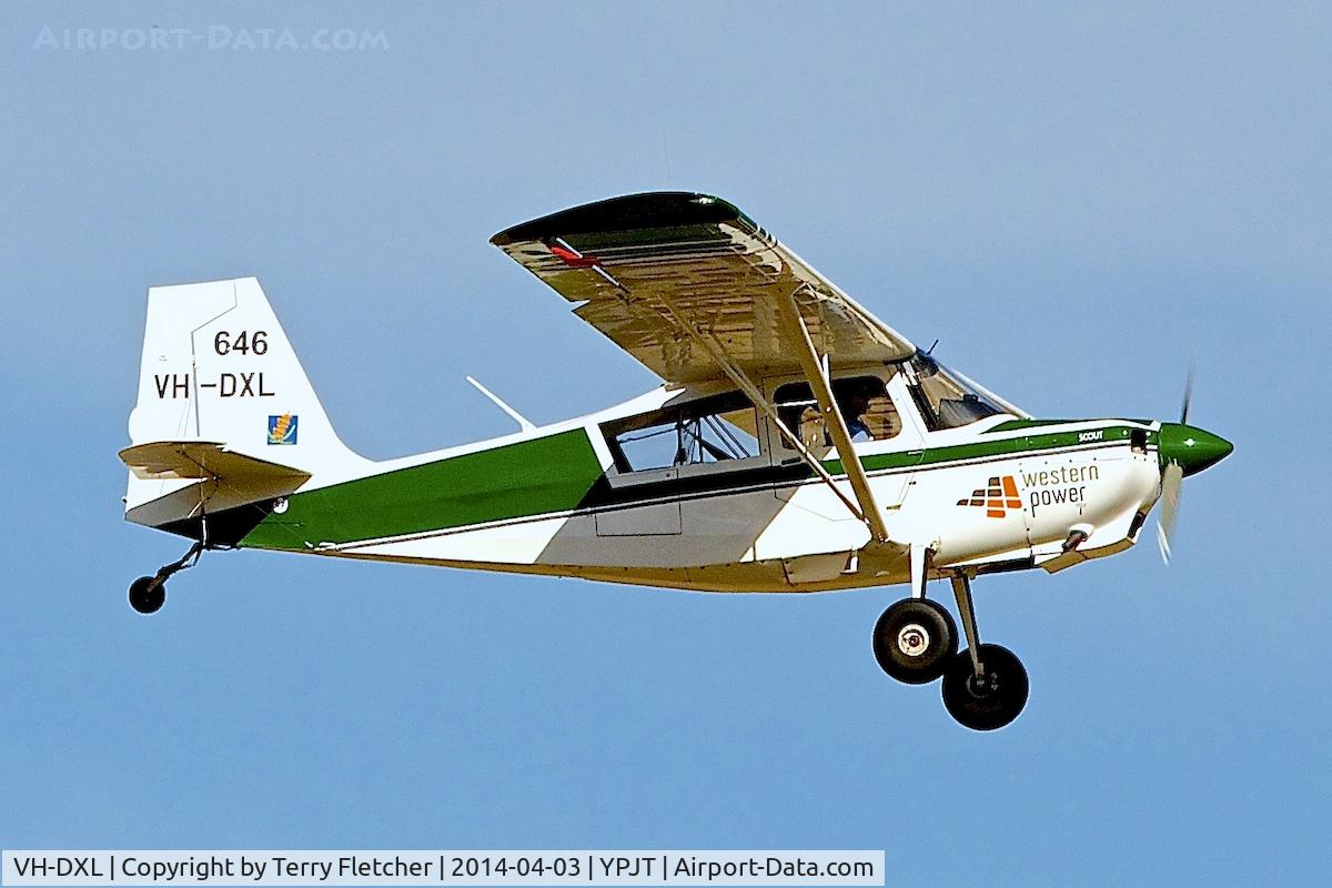 VH-DXL, 2009 American Champion 8GCBC Scout Scout C/N 516-2009, 2009 American Champion 8GCBC, c/n: 516-2009
 - Fire spotter at Jandakot