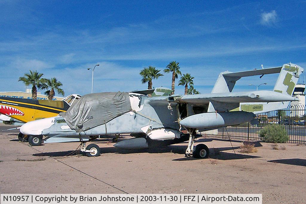 N10957, North American OV-10D C/N 155446, AXPB 0001 N.A. OV-10D (usmc 155446) Bronco Mesa 30.11.03
Prior to registration