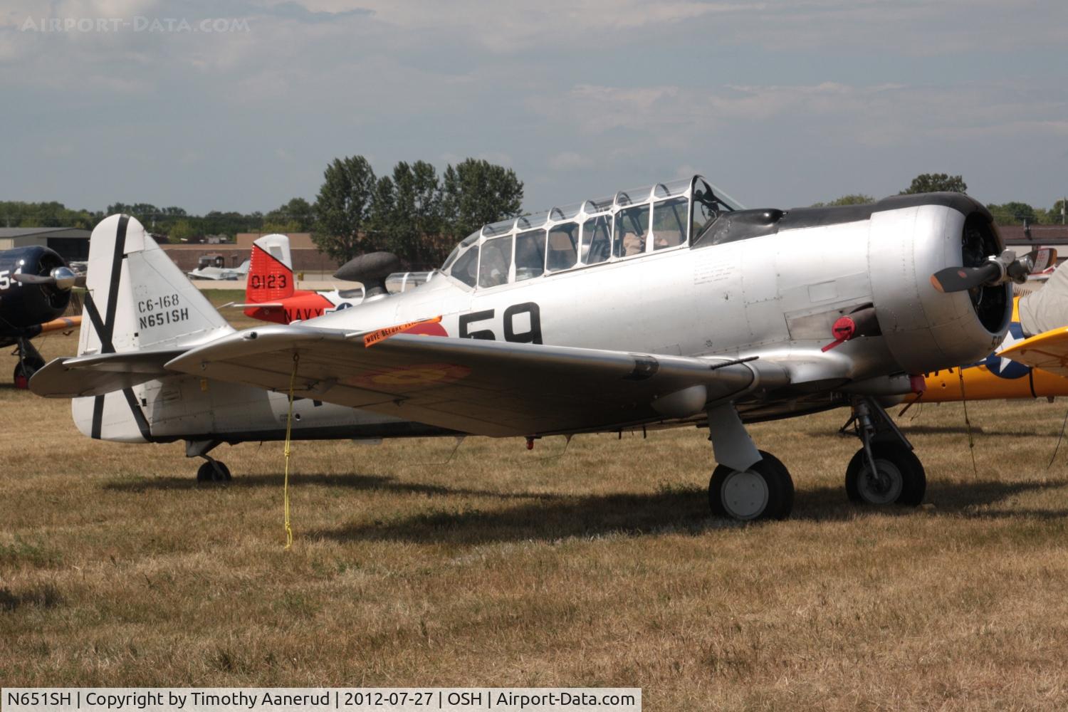 N651SH, 1944 North American T-6G Texan C/N 168-409, 1944 North American Medore T-6D, c/n: 49-3305