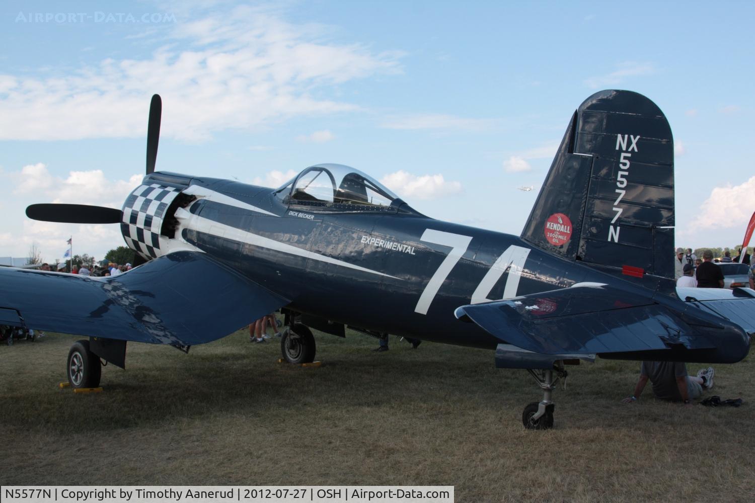 N5577N, 1946 Goodyear F2G-2 Corsair C/N 6172 (88463), 1946 Goodyear F2G, c/n: 88463