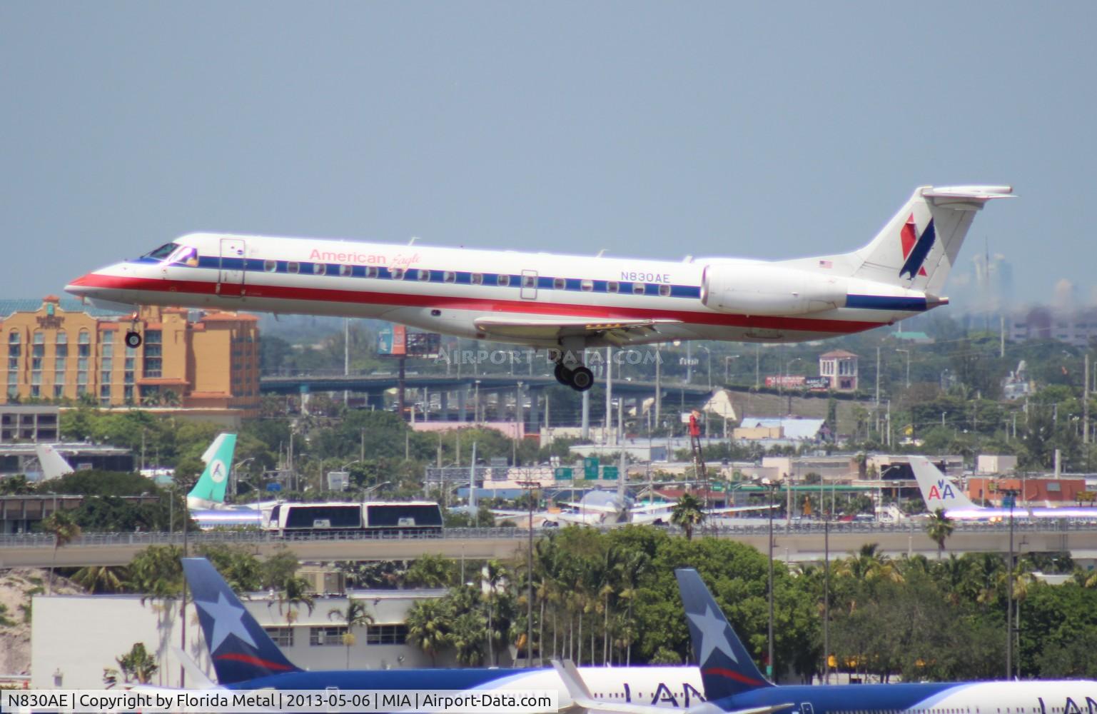 N830AE, 2002 Embraer ERJ-140LR (EMB-135KL) C/N 145615, Eagle E140