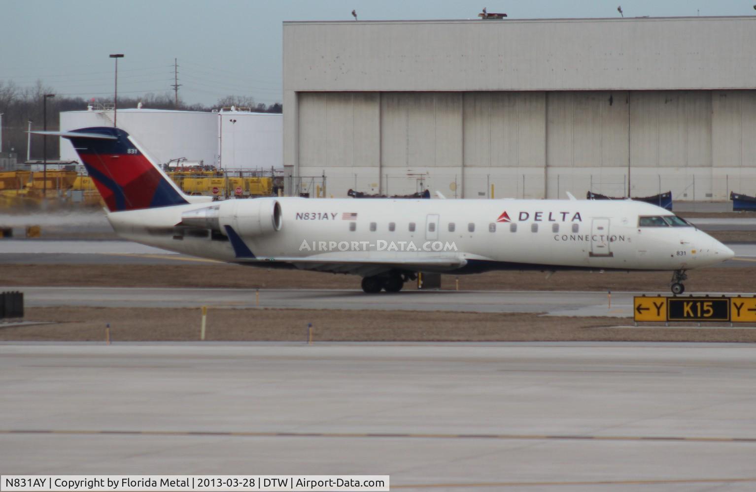 N831AY, 2005 Bombardier CRJ-200LR (CL-600-2B19) C/N 8031, Delta Connection CRJ-200
