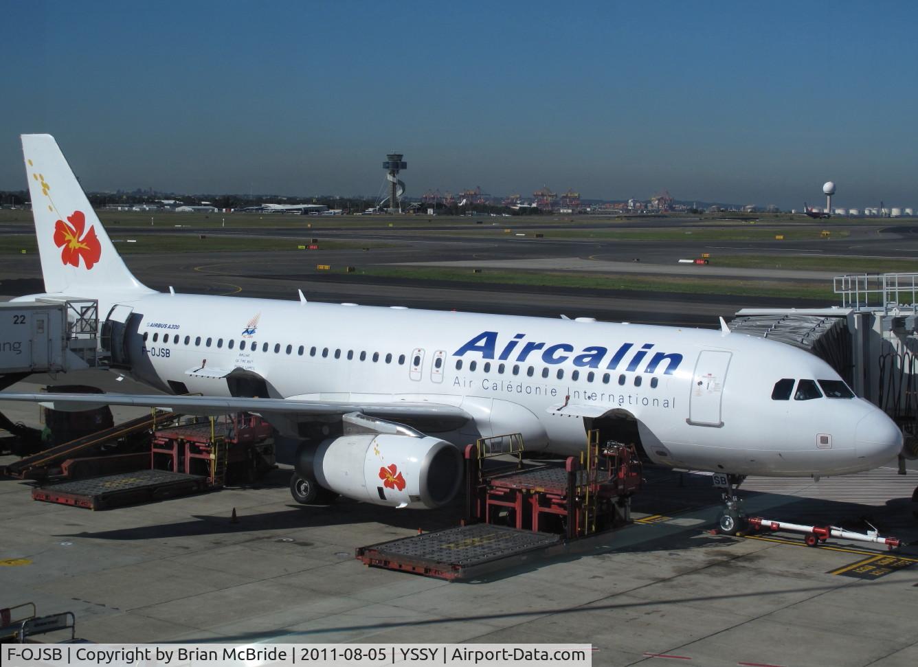 F-OJSB, Airbus A320-232 C/N 2152, Aircalin. A320-232. F-OJSB cn 2152. Sydney - Kingsford Smith International (Mascot) (SYD YSSY). Image © Brian McBride. 05 August 2011