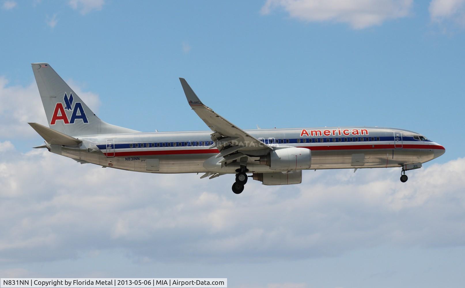 N831NN, 2010 Boeing 737-823 C/N 33211, American 737-800
