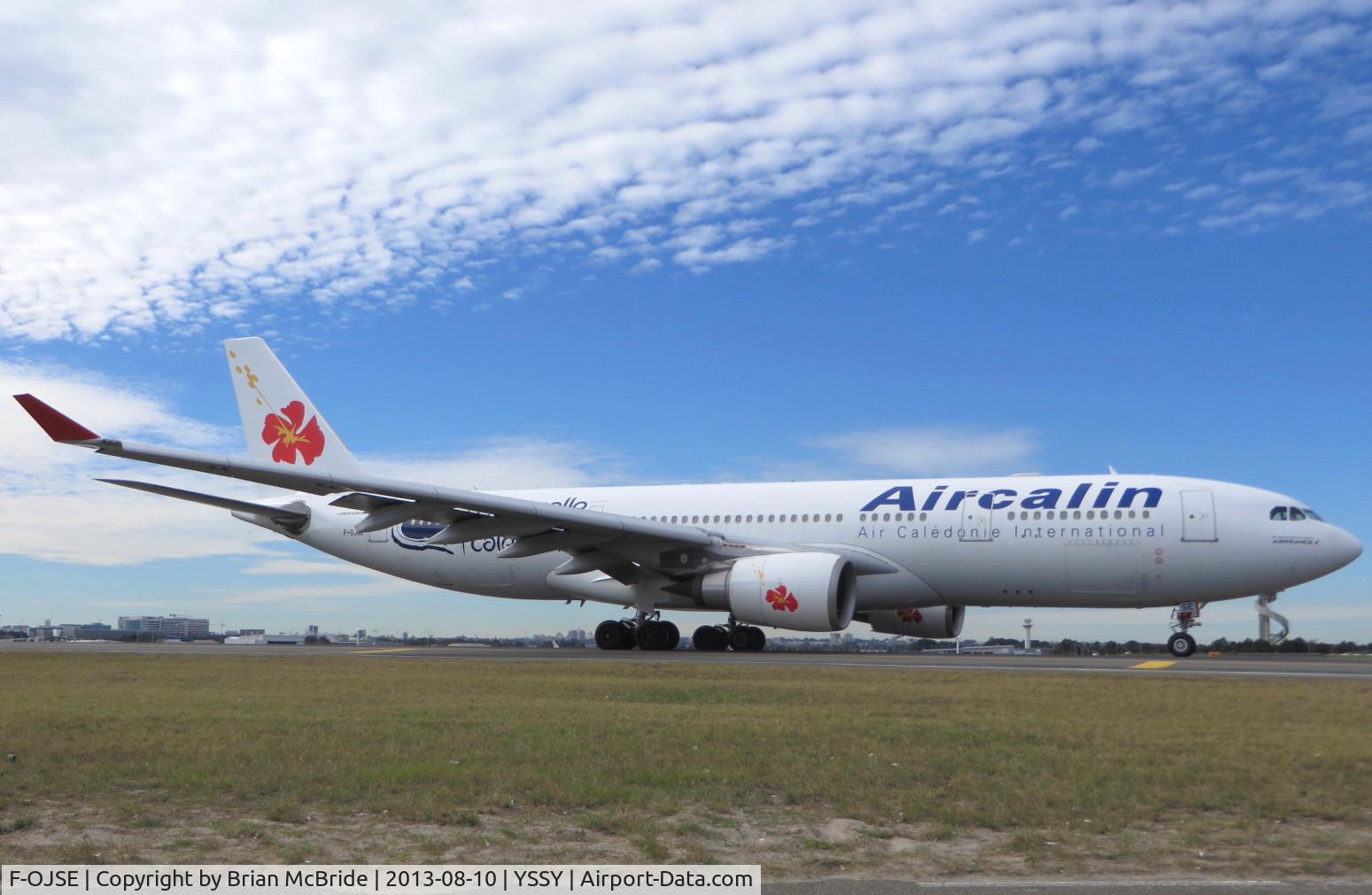 F-OJSE, Airbus A330-202 C/N 510, Aircalin. A330-202. F-OJSE cn 510. Sydney - Kingsford Smith International (Mascot) (SYD YSSY). Image © Brian McBride. 10 August 2013