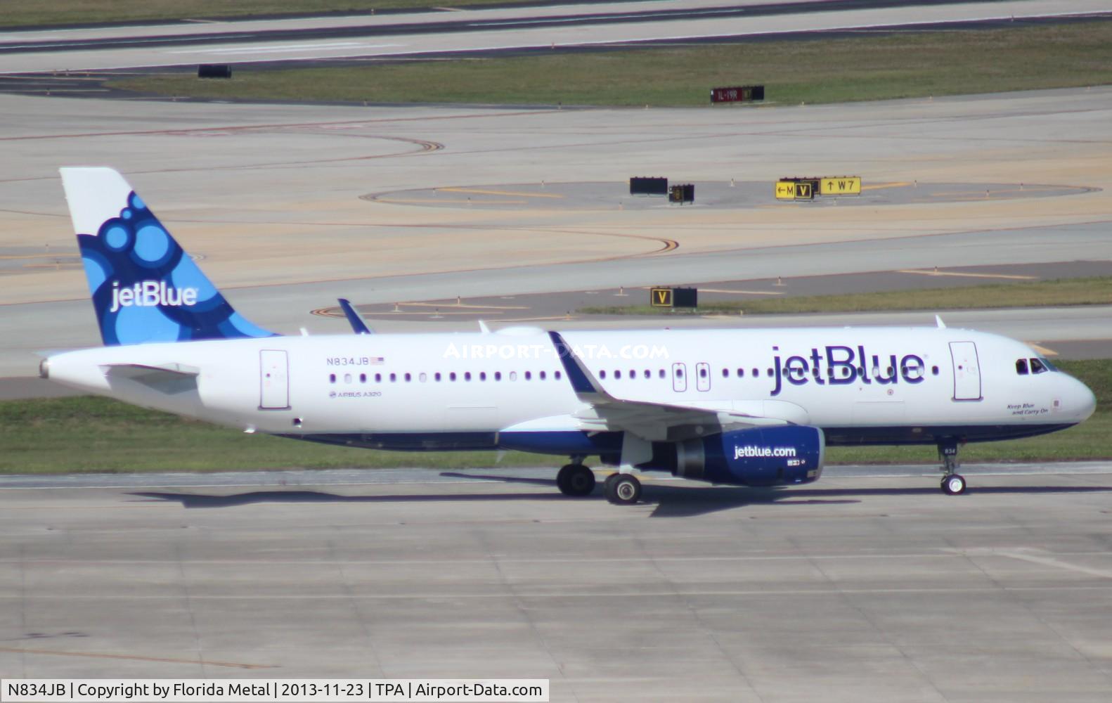 N834JB, 2013 Airbus A320-232 C/N 5782, Jet Blue A320