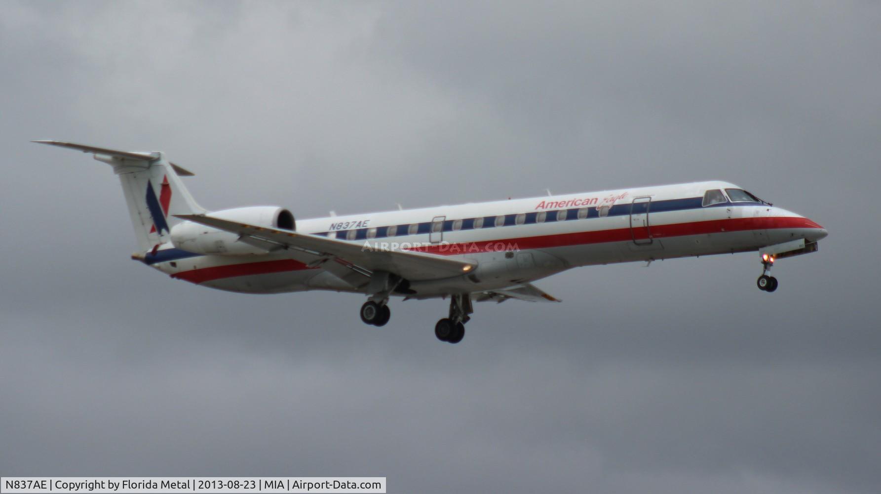 N837AE, 2002 Embraer ERJ-140LR (EMB-135KL) C/N 145647, Eagle E140