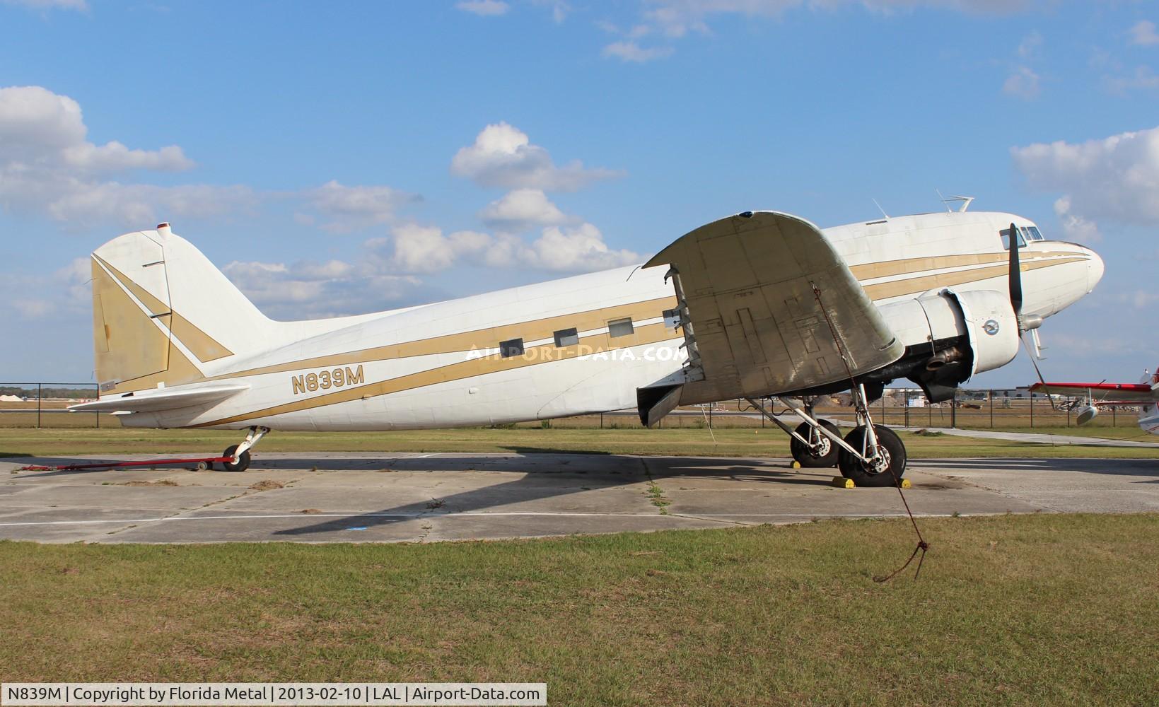 N839M, 1943 Douglas VC-47A Skytrain C/N 20166, Douglas DC-3