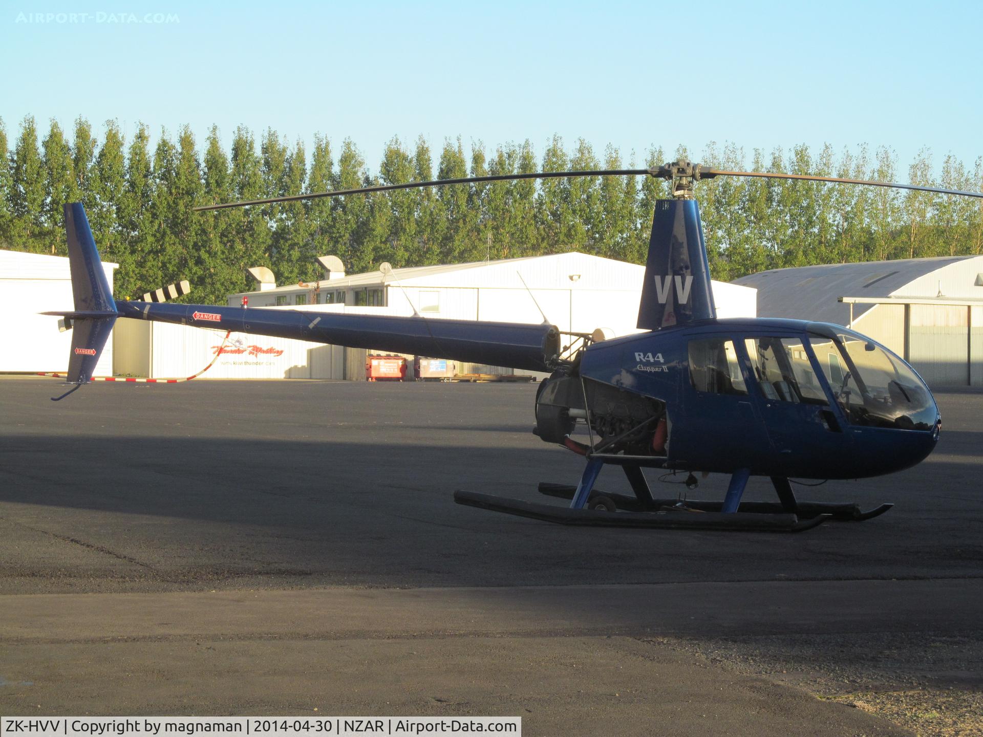 ZK-HVV, 2008 Robinson R44 II C/N 12078, Outside heliflight Ardmore