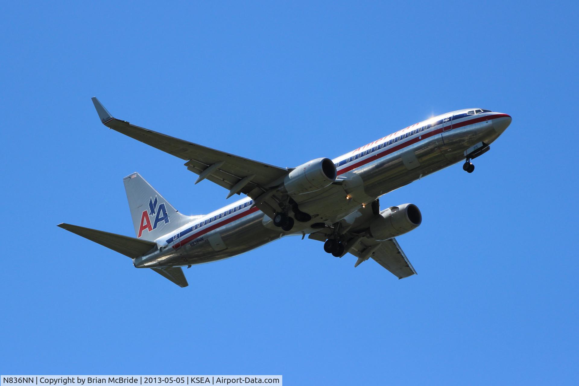 N836NN, 2010 Boeing 737-823 C/N 31095, American Airlines. 737-823. N838NN 3FR cn 31097 3276. Seattle Tacoma - International (SEA KSEA). Image © Brian McBride. 05 May 2013
