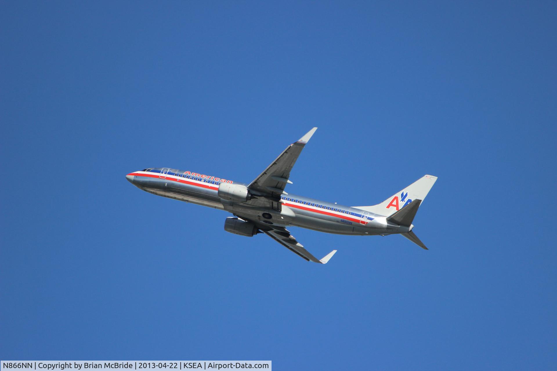 N866NN, 2010 Boeing 737-823 C/N 40584, American Airlines. 737-823. N866NN 3GX cn 40584 3499. Seattle Tacoma - International (SEA KSEA). Image © Brian McBride. 22 April 2013