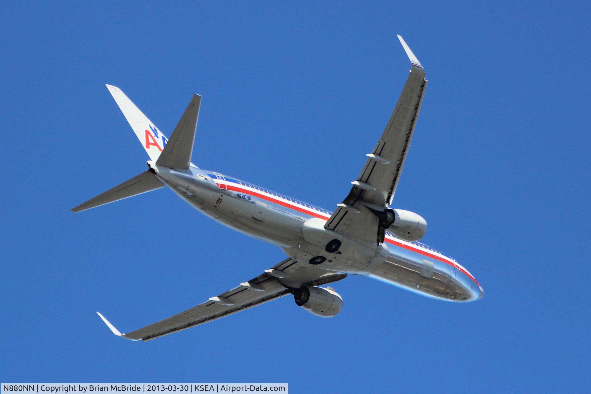 N880NN, 2011 Boeing 737-823 C/N 40769, American Airlines. 737-823. N880NN cn 40769 3854. Seattle Tacoma - International (SEA KSEA). Image © Brian McBride. 30 March 2013