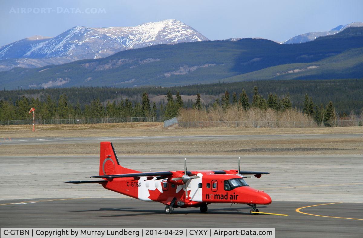 C-GTBN, 1986 Dornier 228-202 C/N 8100, On the ramp at Whitehorse, Yukon.