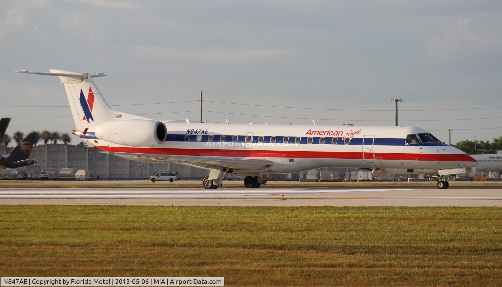 N847AE, 2003 Embraer ERJ-140LR (EMB-135KL) C/N 145707, Eagle E140