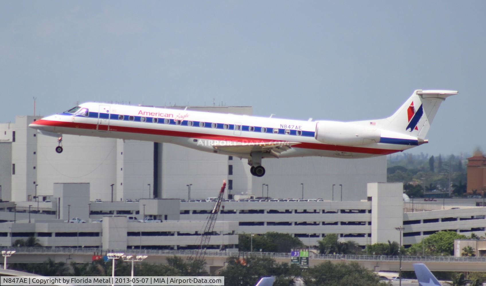 N847AE, 2003 Embraer ERJ-140LR (EMB-135KL) C/N 145707, Eagle E140