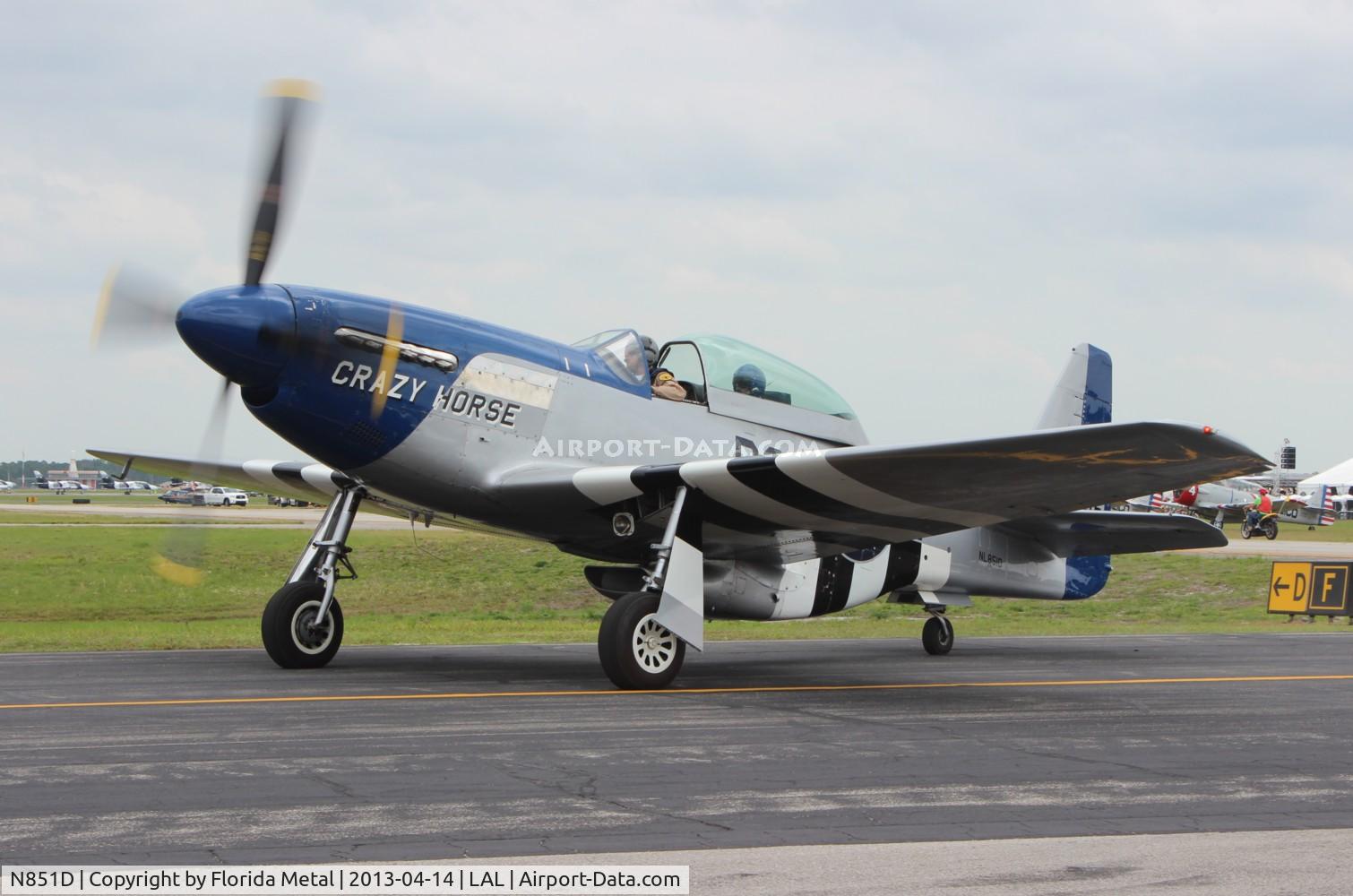 N851D, 1944 North American P-51D Mustang C/N 44-84745, Crazy Horse P-51D