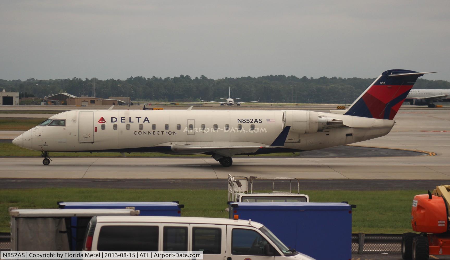N852AS, 2000 Bombardier CRJ-200ER (CL-600-2B19) C/N 7369, ASA CRJ-200
