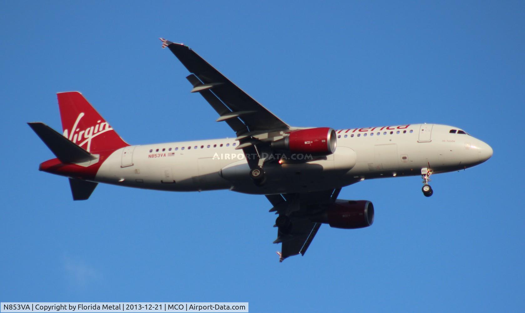 N853VA, 2012 Airbus A320-214 C/N 5034, Virgin A320