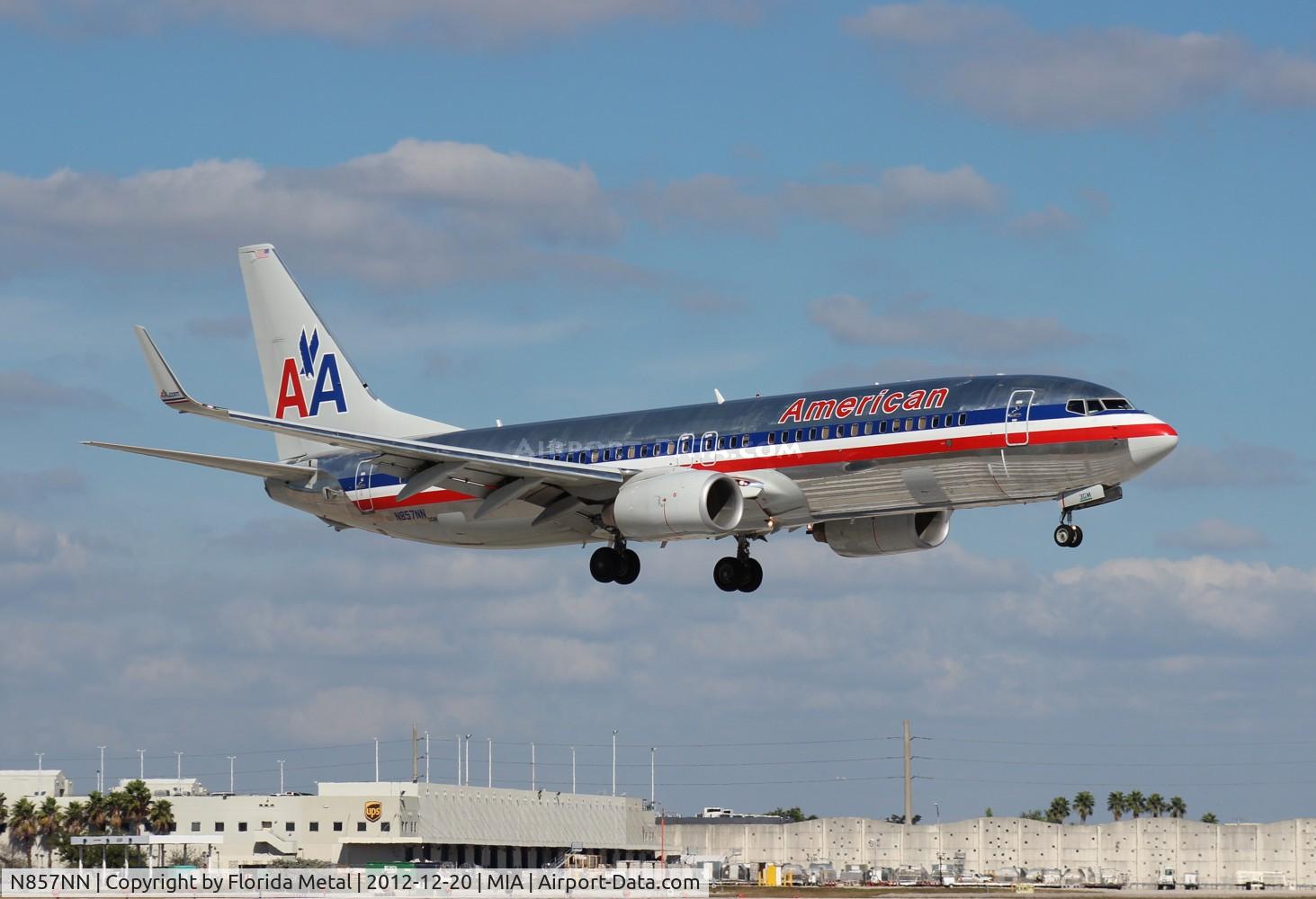 N857NN, 2010 Boeing 737-823 C/N 30907, American 737-800