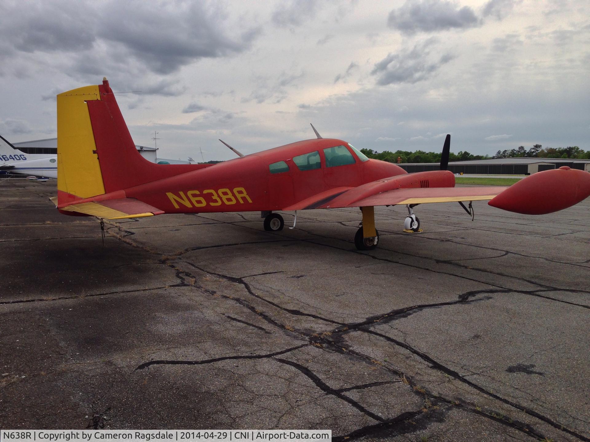 N638R, 1956 Cessna 310 C/N 35349, Sitting on the ramp at KCNI Cherokee county regional airport in GA.