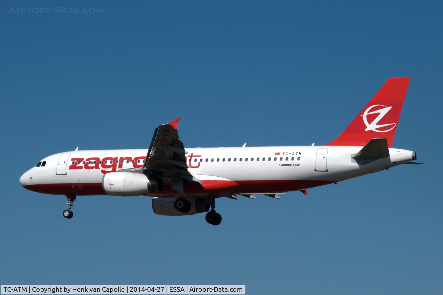 TC-ATM, 2006 Airbus A320-232 C/N 2753, Airbus A320 of Zagrosjet from Iraqi Kurdistan on short finals of Stockholm Arlanda airport, Sweden