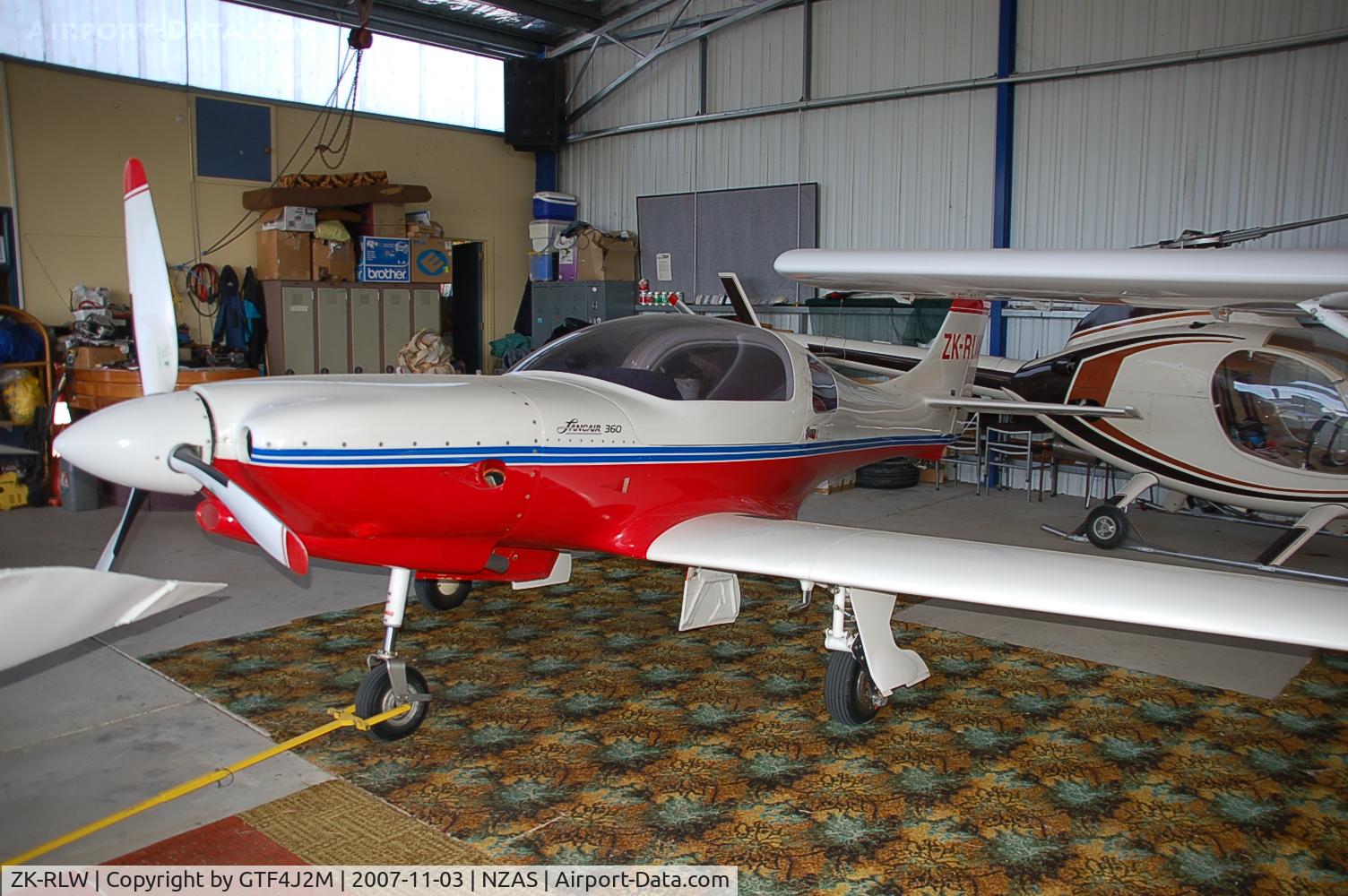 ZK-RLW, Avtex Lancair 360 C/N 062, ZK-RLW at Ashburton 3.11.07