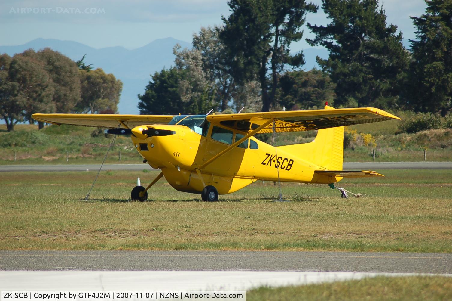 ZK-SCB, 1980 Cessna 180K Skywagon C/N 18053170, ZK-SCB at Nelson 7.11.07
