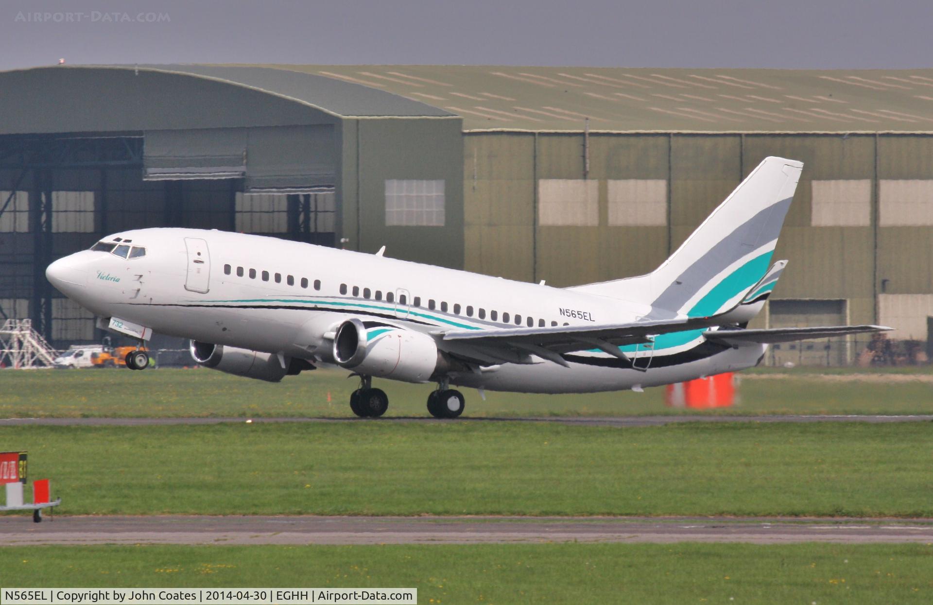 N565EL, 1991 Boeing 737-59D C/N 25065, Departing on delivery to Oakland California USA
