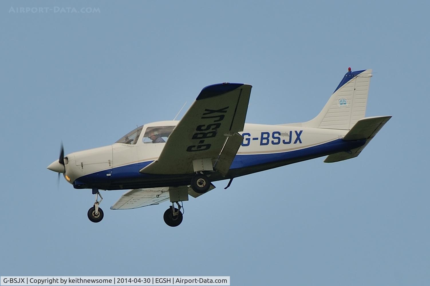 G-BSJX, 1981 Piper PA-28-161 Cherokee Warrior II C/N 28-8216084, Nice visitor !