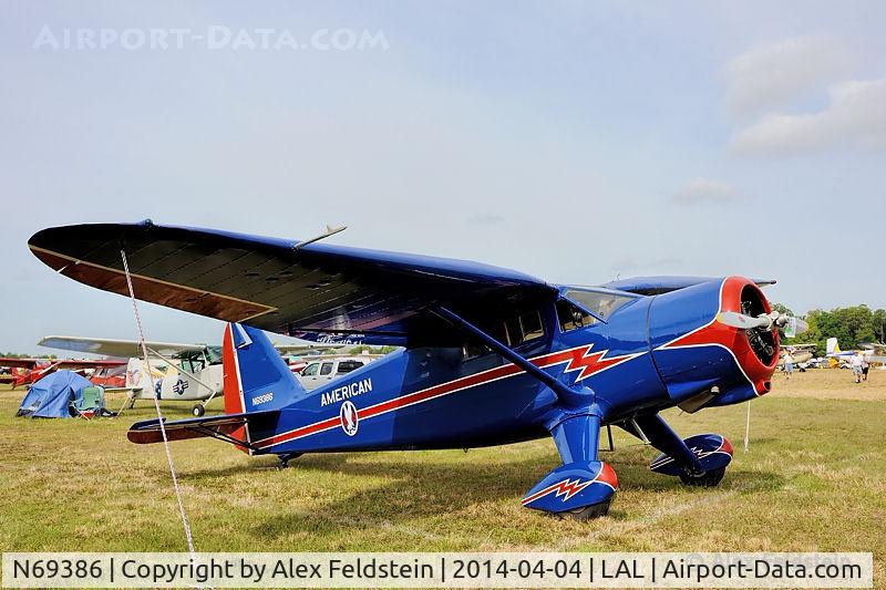 N69386, Stinson V77 Reliant C/N 77-332, Sun-N-Fun 2014
