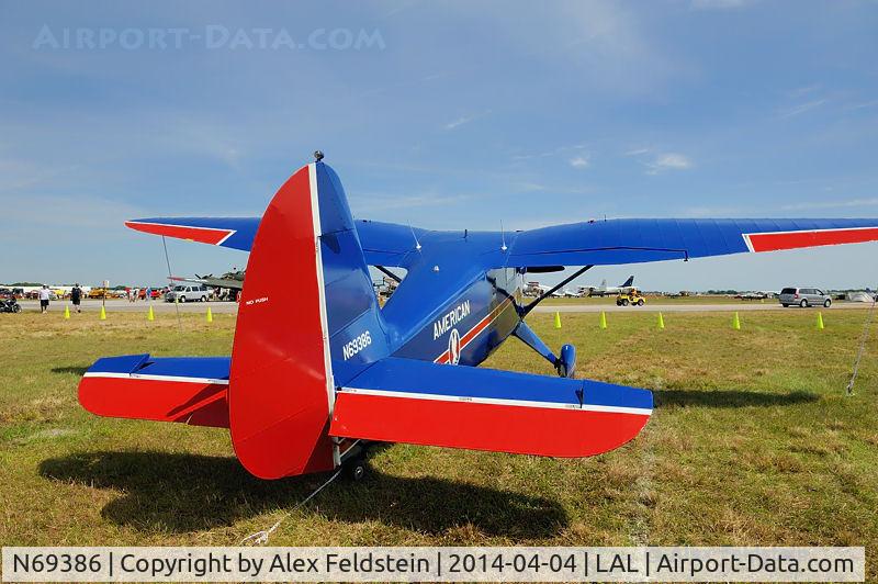 N69386, Stinson V77 Reliant C/N 77-332, Sun-N-Fun 2014