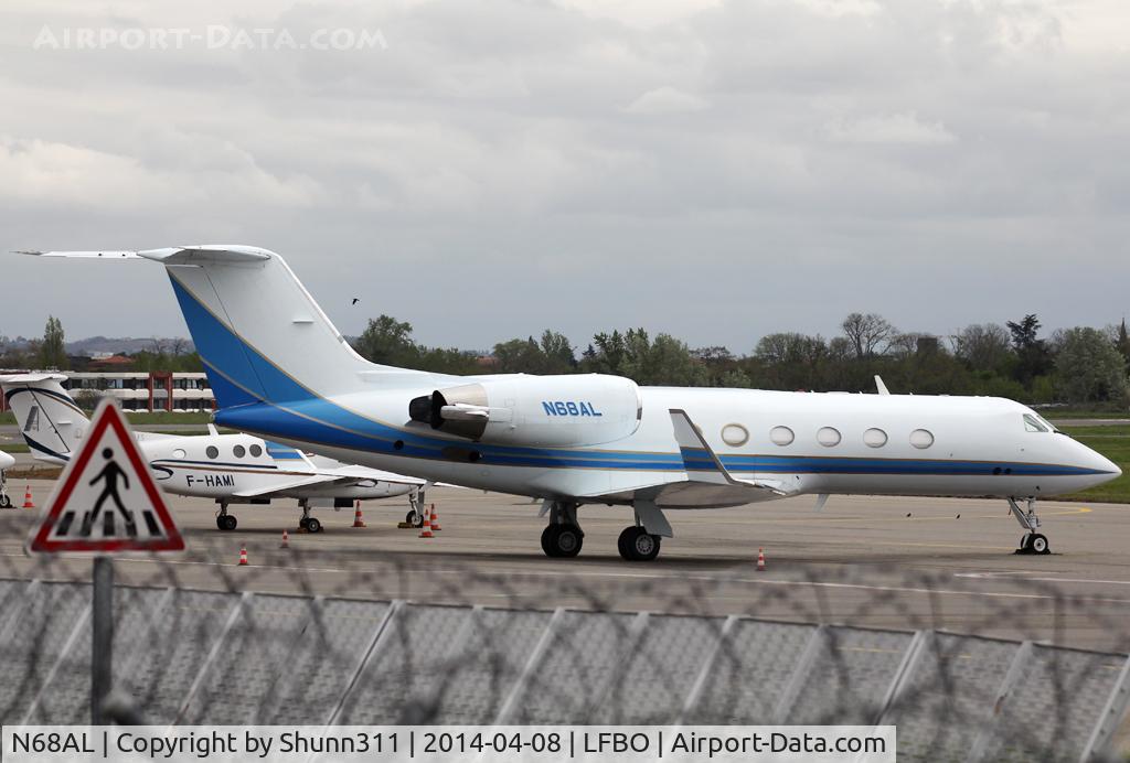 N68AL, 1992 Gulfstream Aerospace G-IV C/N 1198, Parked at the General Aviation area...