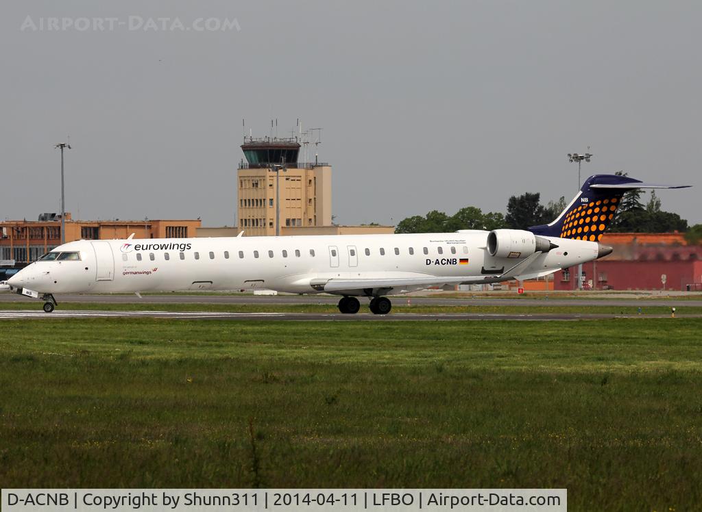 D-ACNB, 2009 Bombardier CRJ-900ER (CL-600-2D24) C/N 15230, Lining up rwy 32R for departure