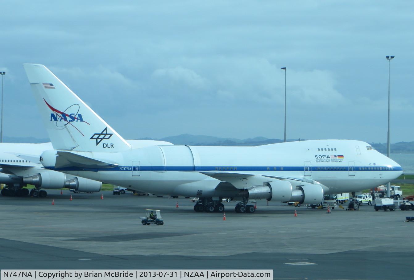 N747NA, 1977 Boeing 747SP-21 C/N 21441, NASA DLR. 747SP-21. N747NA cn 21441 306. Auckland - International (AKL NZAA). Image © Brian McBride. 31 July 2013